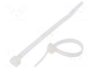 Cable tie; L: 150mm; W: 7.6mm; natural; polyamide; 533N; Ømax: 35mm FIX&FASTEN
