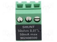 Test acces: current shunt SEFRAM