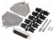 Connector: D-Sub HD; PIN: 44; plug; male; soldering; for cable; DTZK ENCITECH