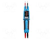 Tester: electrical; LCD,LED; (10000); 0.09÷1kVAC; VAC: 6÷999.9V SEFRAM