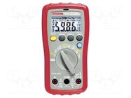 Digital multimeter; LCD; 3,75 digit (6000); 3x/s; VDC: 600mV,600V SEFRAM