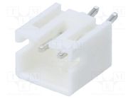 Connector: wire-board; socket; male; PIN: 2; Pitch: 2mm; THT; 100V; 2A CONNFLY