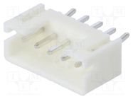Socket; wire-board; male; 2mm; PIN: 5; THT; 100V; 2A; tinned; -25÷85°C CONNFLY