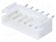 Connector: wire-board; socket; male; PIN: 6; 2A; 100V; straight; THT CONNFLY