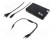 Power supply: router UPS; 30W; Uin: 90÷264V; 160x105x28mm; 8800mAh IPS