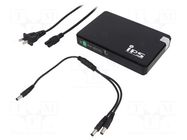 Power supply: router UPS; 30W; 5V,9V,12V,24V; 160x105x28mm; 8.8Ah IPS