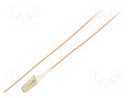 Optic fiber pigtail; OM2; LC/UPC; 3m; Optical fiber: 50/125um QOLTEC