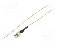 Optic fiber pigtail; OM2; ST/UPC; 3m; Optical fiber: 50/125um QOLTEC