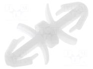 PCB distance; polyamide; L: 3.2mm; latch/latch; natural; UL94V-2 FIX&FASTEN