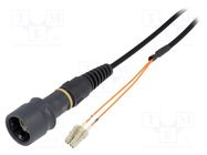 Fiber patch cord; PIN: 2; multi mode duplex (MM); bayonet; LC BULGIN