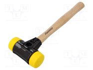 Hammer; miniature,workshop; 325mm; W: 110mm; 325g; 40mm; round WIHA