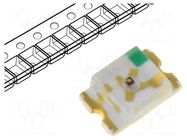 LED; red; SMD; 0805; 90mcd; 1.7÷2.4VDC; 2x1.25x0.8mm; 130°; 20mA FORYARD