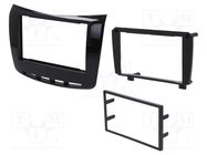 Radio frame; Lancia; 2 DIN; black gloss 4CARMEDIA