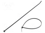 Cable tie; L: 290mm; W: 3.7mm; black; polyamide; 178N; Ømax: 76mm PANDUIT