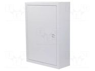 Enclosure: for modular components; IP30; light grey; steel; IK08 ETI POLAM