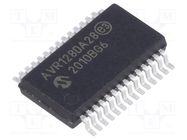 IC: AVR microcontroller; SSOP28; 1.8÷5.5VDC; Cmp: 3; AVR128; AVR-DA MICROCHIP TECHNOLOGY