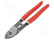 Pliers; cutting; 240mm; without chamfer; 8mm2 YATO