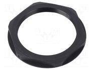 Nut; PG48; polyamide; UL94V-2; 70mm; black; Thread: PG; with flange LAPP