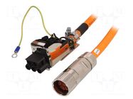 Cable: servo drive; Standard: Siemens; chainflex; 5m; harnessed IGUS