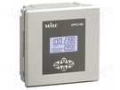 Meter: power factor controller; on panel; LCD; 4-digit; Imax: 6A SELEC