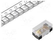 LED; orange; SMD; 0402; 25÷40mcd; 1.5÷2.4VDC; 1x0.5x0.45mm; 120° LUCKYLIGHT