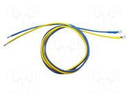 Test lead; ring terminal x2,free end,free end x2; 1000mm GW INSTEK