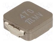 Inductor: ferrite; 47uH; Ioper: 3A; 182.6mΩ; ±20%; Isat: 4A KEMET