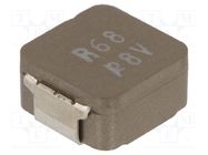 Inductor: ferrite; 680nH; Ioper: 27.6A; 2.3mΩ; ±20%; Isat: 37.5A KEMET