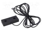 Ground cord; ESD; black; 1MΩ; 2.5m STATICTEC