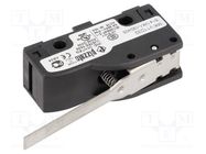 Microswitch SNAP ACTION; 6A/250VAC; 5A/24VDC; with lever; SPDT PIZZATO ELETTRICA