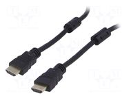 Cable; HDMI plug,both sides; HDMI 1.4; 4K,HDMI CEC,UHD 2160p AKYGA