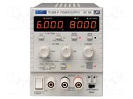 Power supply: programmable laboratory; Ch: 1; 0÷6VDC; 0÷8A; 1mV AIM-TTI
