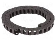 Cable chain; E2C.15 ESD; Bend.rad: 38mm; L: 1000mm; Int.width: 16mm IGUS