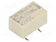 Relay: electromagnetic; SPDT; Ucoil: 5VDC; 4A; 0.5A/125VAC; IM-C TE Connectivity