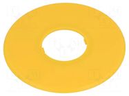 Warning plate; 22mm; Ømount.hole: 22mm; Ø: 60mm IDEC