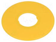 Warning plate; 22mm; Ømount.hole: 22mm; Ø: 60mm IDEC