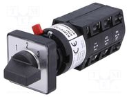 Switch: cam switch; Stabl.pos: 4; 10A; 0-1-2-3; for building in SCHNEIDER ELECTRIC