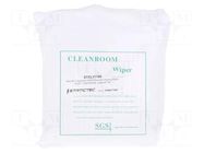 Cleaning cloth: cloth; ESD; polyester; cleanroom; L: 152mm; W: 152mm STATICTEC