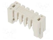 Cable clamp; PIN: 5; 2.5mm; 1x5; DF1; Øcable: 1.1÷1.35mm HIROSE