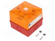 Signaller: lighting; flashing light; amber; FL40; 230VAC; IP65 CLIFFORD & SNELL