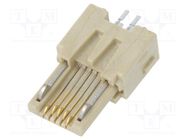 Plug; USB A micro; ZX; for cable; soldering; PIN: 5; straight HIROSE