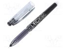 Rollerball pen; black; 0.5mm; FRIXION PILOT