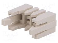 Cable clamp; PIN: 3; 2.5mm; 1x3; DF1; Øcable: 1.1÷1.35mm HIROSE