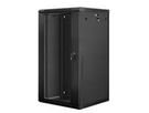 Commutation cabinet 19" freestanding  22U 600x600x1166 (black, not assembled)