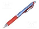 Rollerball pen; red; BLN75 PENTEL