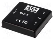 Converter: DC/DC; 15W; Uin: 9÷18V; Uout: 12VDC; Iout: 1250mA; 2"x2" MEAN WELL