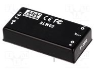 Converter: DC/DC; 5W; Uin: 9÷18V; Uout: 15VDC; Iout: 333.33mA; 2"x1" MEAN WELL