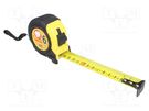 Measuring tape; L: 6m; Width: 25mm; Enclos.mat: ABS,rubber; measure MEDID