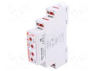 Current monitoring relay; AC current; 230VAC; RPN-1A; SPDT; IP20 RELPOL