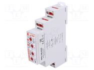 Current monitoring relay; AC current; 230VAC; RPN-1A; SPDT; IP20 